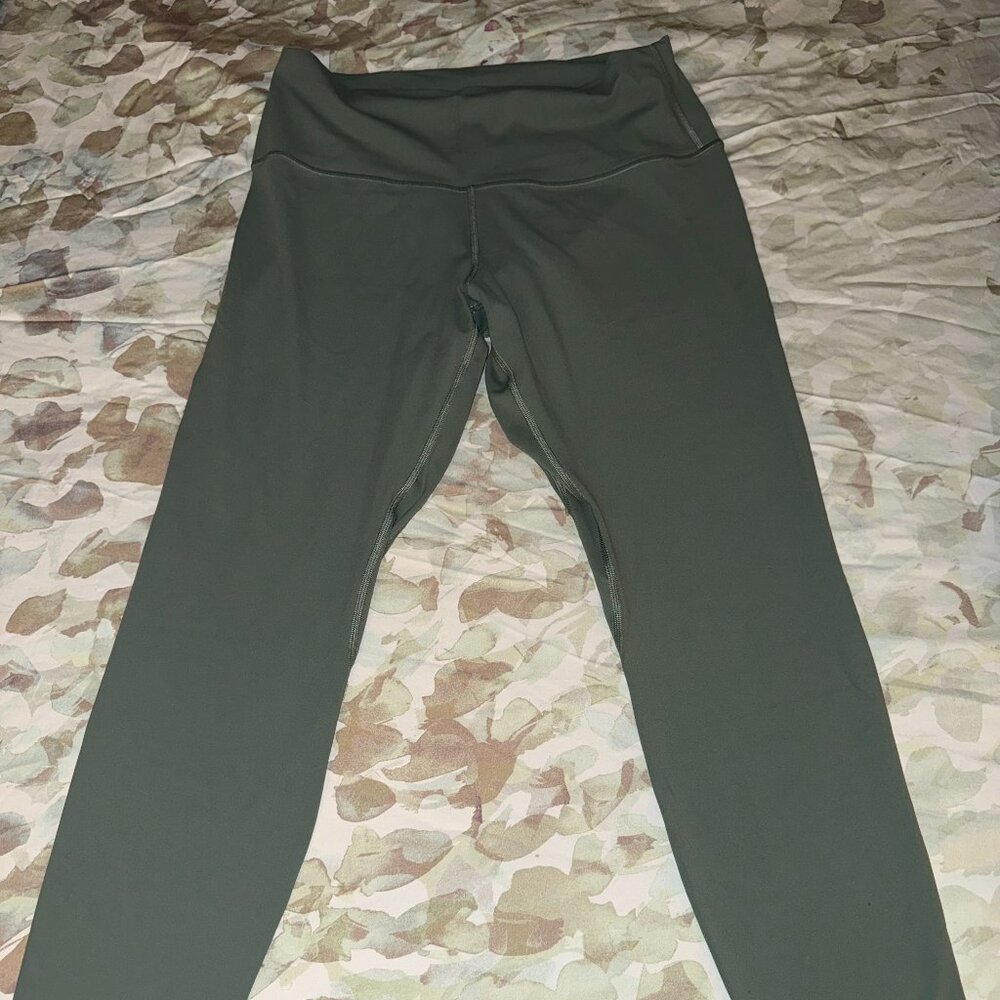 Lululemon Align High-Rise Pant 25" Grey Eucalyptus / Size 12